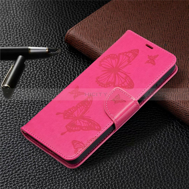 Handytasche Stand Schutzhülle Flip Leder Hülle L02 für Samsung Galaxy F12 Pink Plus