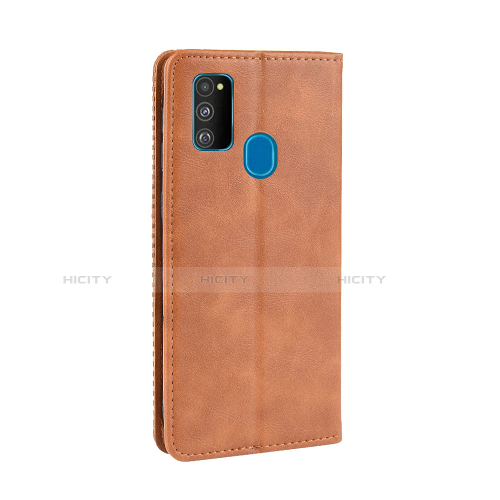 Handytasche Stand Schutzhülle Flip Leder Hülle L02 für Samsung Galaxy M30s