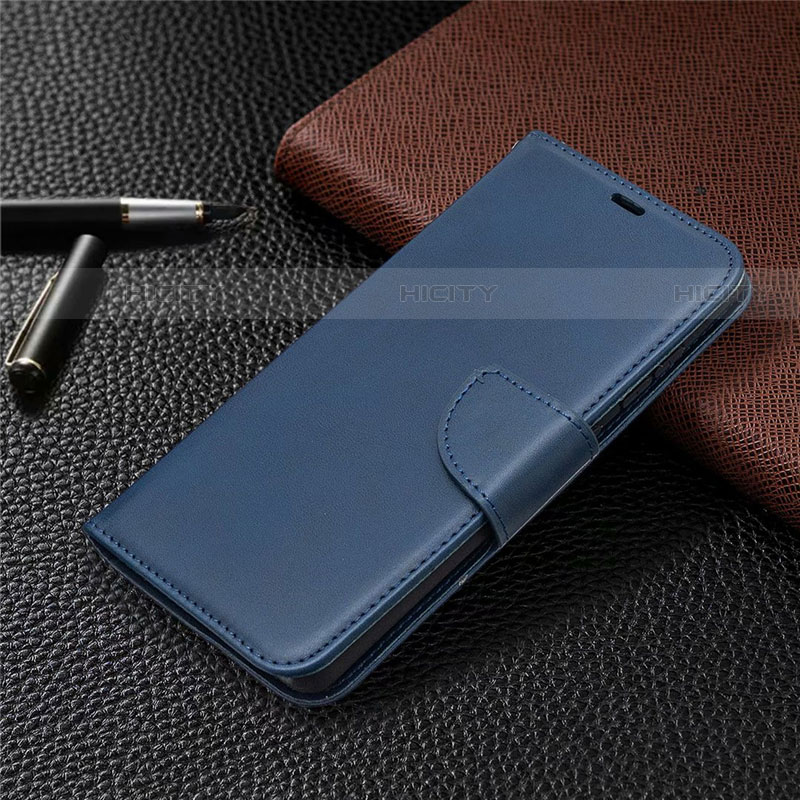 Handytasche Stand Schutzhülle Flip Leder Hülle L02 für Samsung Galaxy S20 FE 5G Blau