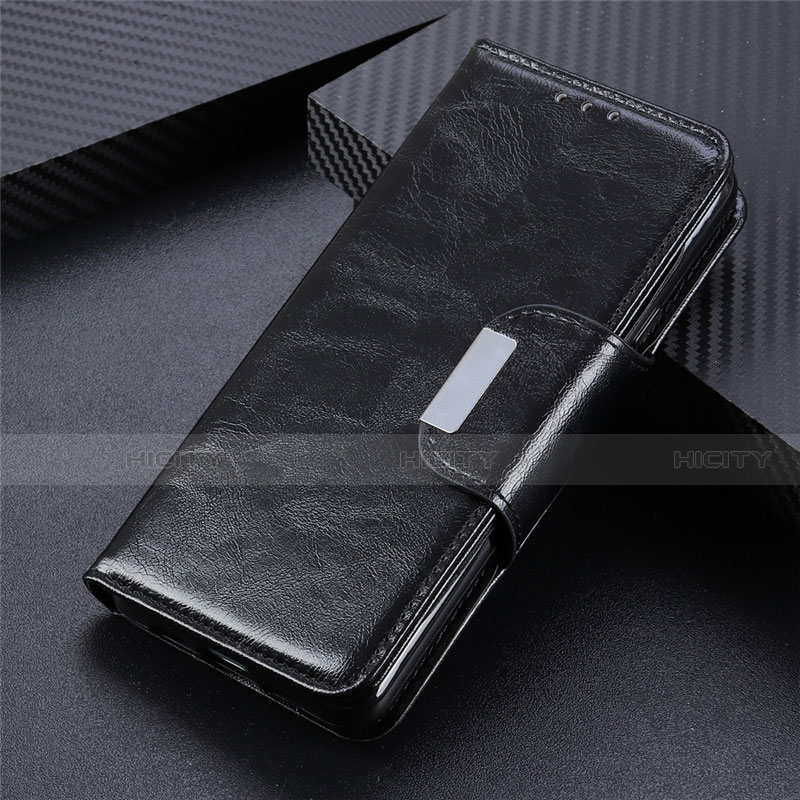 Handytasche Stand Schutzhülle Flip Leder Hülle L02 für Samsung Galaxy S21 Plus 5G Schwarz