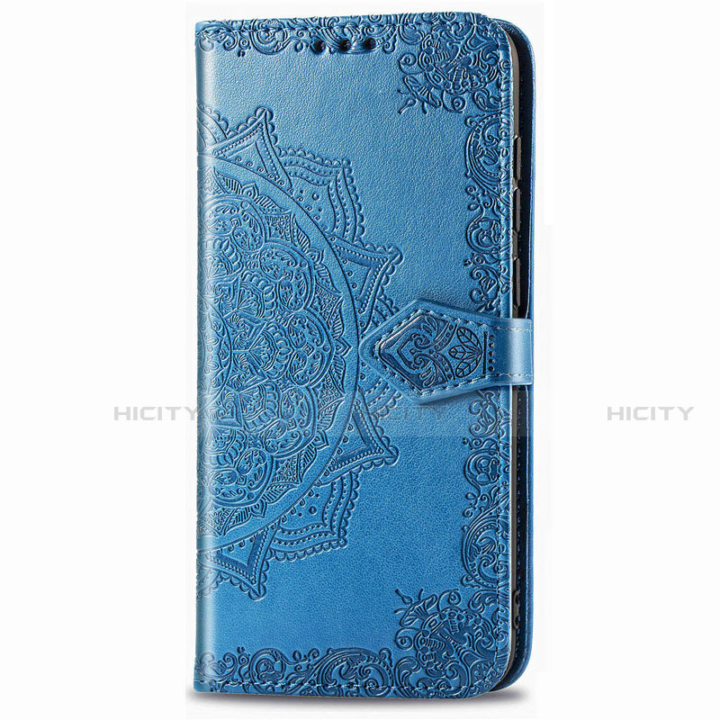 Handytasche Stand Schutzhülle Flip Leder Hülle L02 für Samsung Galaxy XCover Pro Blau Plus