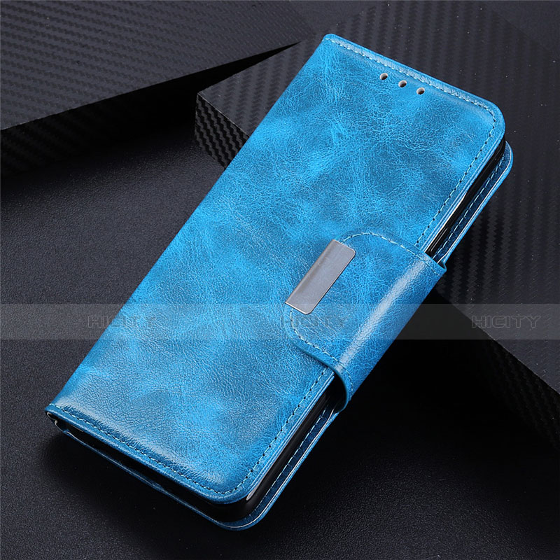 Handytasche Stand Schutzhülle Flip Leder Hülle L02 für Xiaomi Mi 10i 5G Hellblau