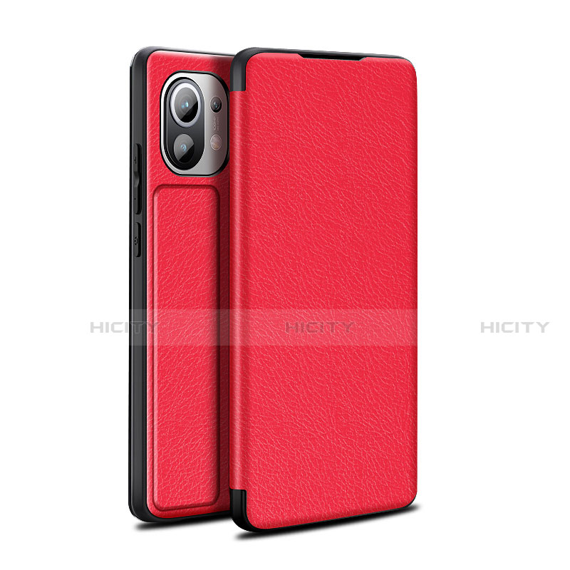 Handytasche Stand Schutzhülle Flip Leder Hülle L02 für Xiaomi Mi 11 Lite 5G NE Rot