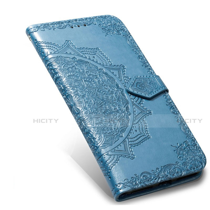 Handytasche Stand Schutzhülle Flip Leder Hülle L02 für Xiaomi Mi Note 10 Lite Hellblau Plus