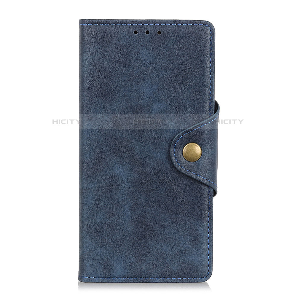 Handytasche Stand Schutzhülle Flip Leder Hülle L02 für Xiaomi Redmi Note 9S Blau