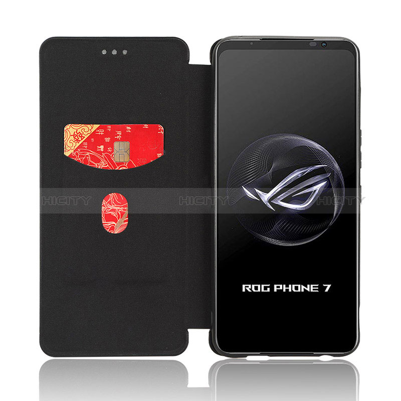 Handytasche Stand Schutzhülle Flip Leder Hülle L02Z für Asus ROG Phone 7 groß