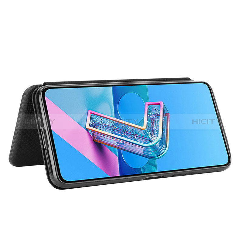 Handytasche Stand Schutzhülle Flip Leder Hülle L02Z für Asus Zenfone 7 Pro ZS671KS groß