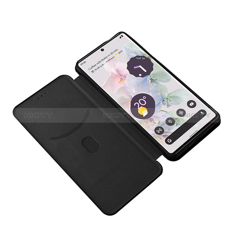 Handytasche Stand Schutzhülle Flip Leder Hülle L02Z für Google Pixel 7 Pro 5G groß