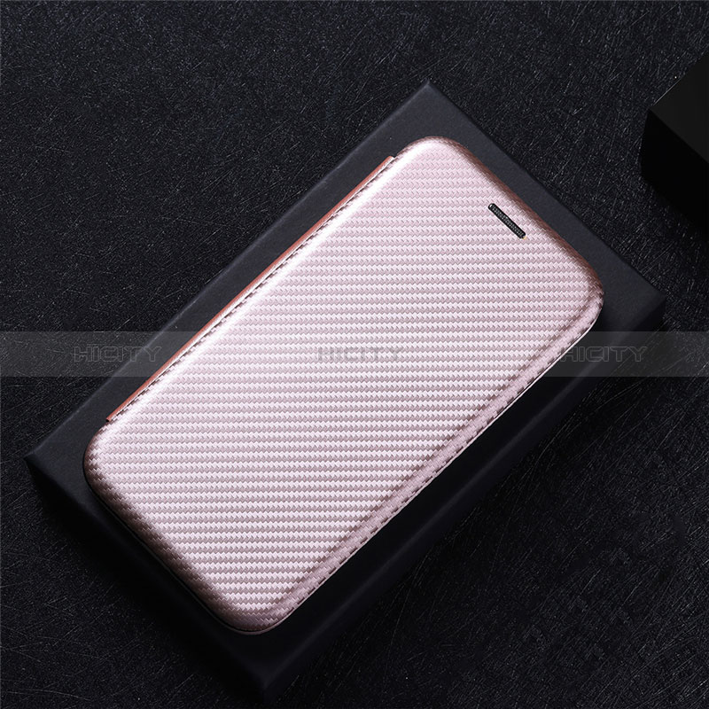 Handytasche Stand Schutzhülle Flip Leder Hülle L02Z für Google Pixel 7 Pro 5G Rosegold Plus