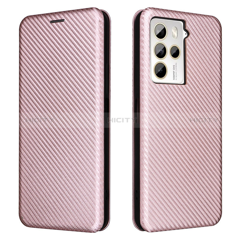 Handytasche Stand Schutzhülle Flip Leder Hülle L02Z für HTC U23 Pro 5G Rosegold