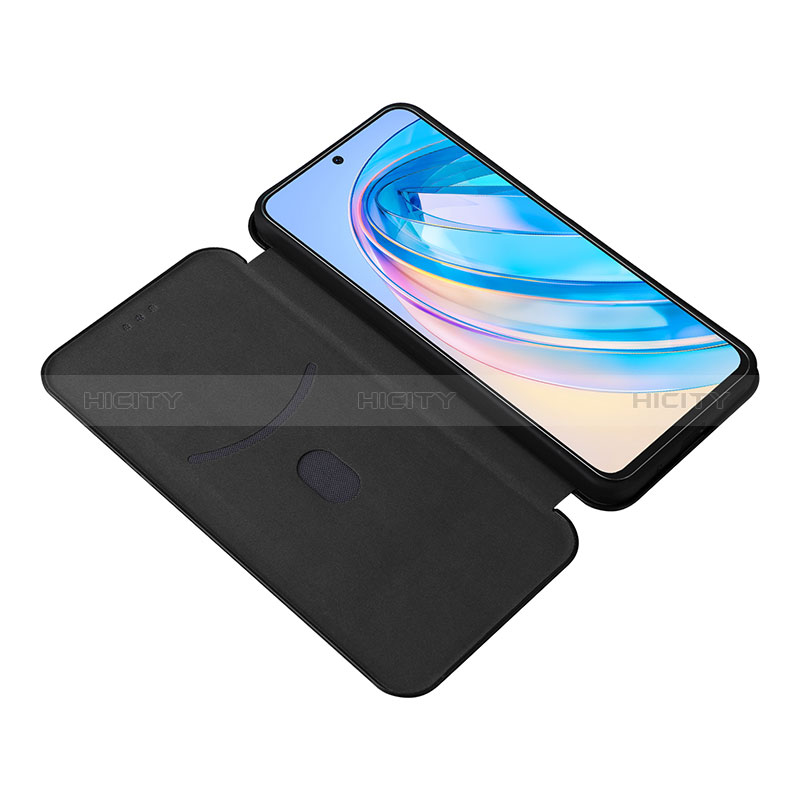 Handytasche Stand Schutzhülle Flip Leder Hülle L02Z für Huawei Honor X8a 4G