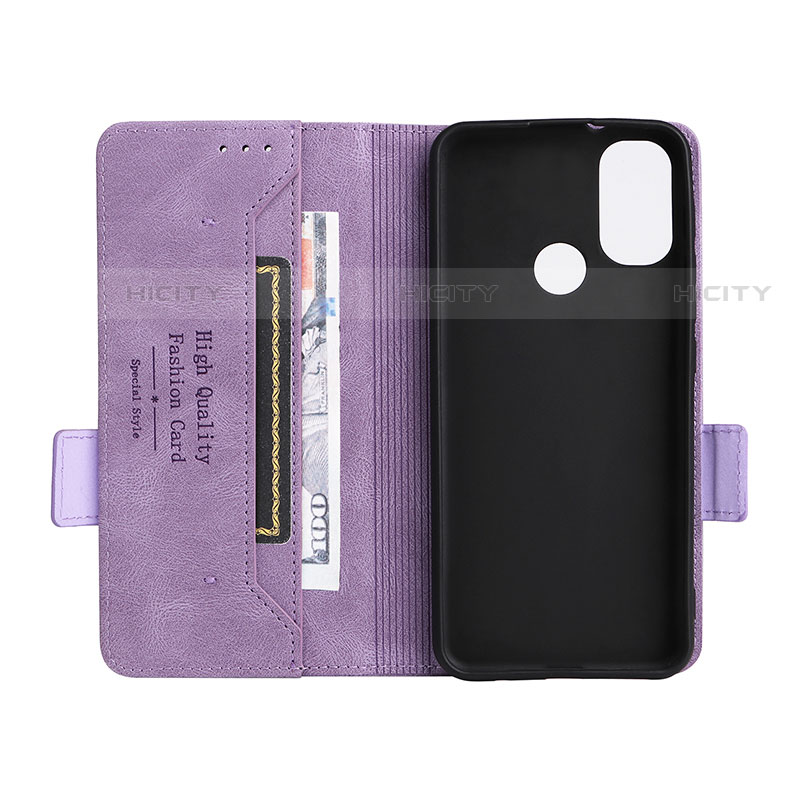 Handytasche Stand Schutzhülle Flip Leder Hülle L02Z für Motorola Moto E20