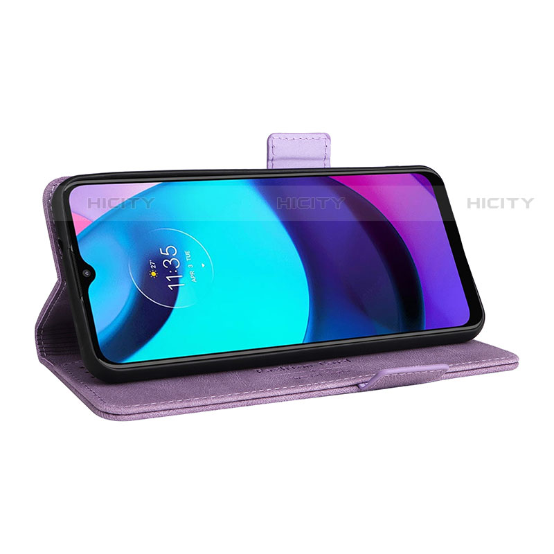 Handytasche Stand Schutzhülle Flip Leder Hülle L02Z für Motorola Moto E20 groß