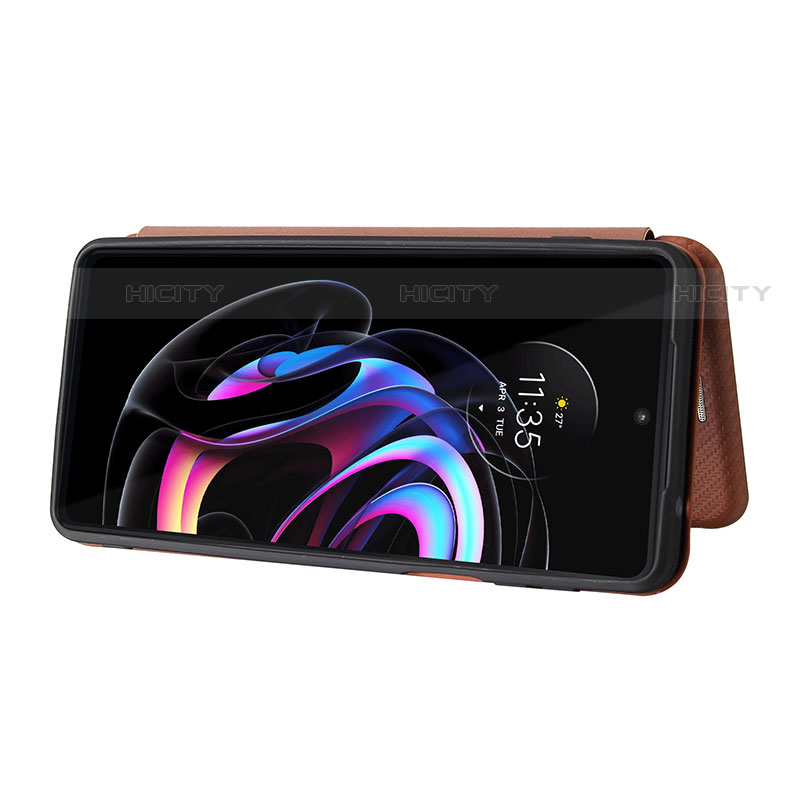 Handytasche Stand Schutzhülle Flip Leder Hülle L02Z für Motorola Moto Edge 20 Pro 5G groß