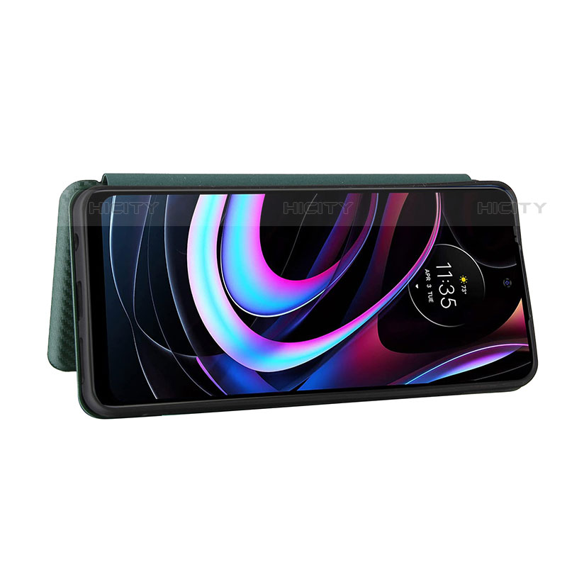 Handytasche Stand Schutzhülle Flip Leder Hülle L02Z für Motorola Moto Edge (2021) 5G groß