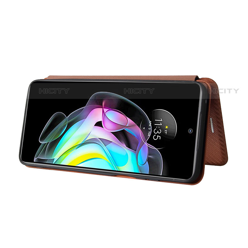 Handytasche Stand Schutzhülle Flip Leder Hülle L02Z für Motorola Moto Edge Lite 5G groß