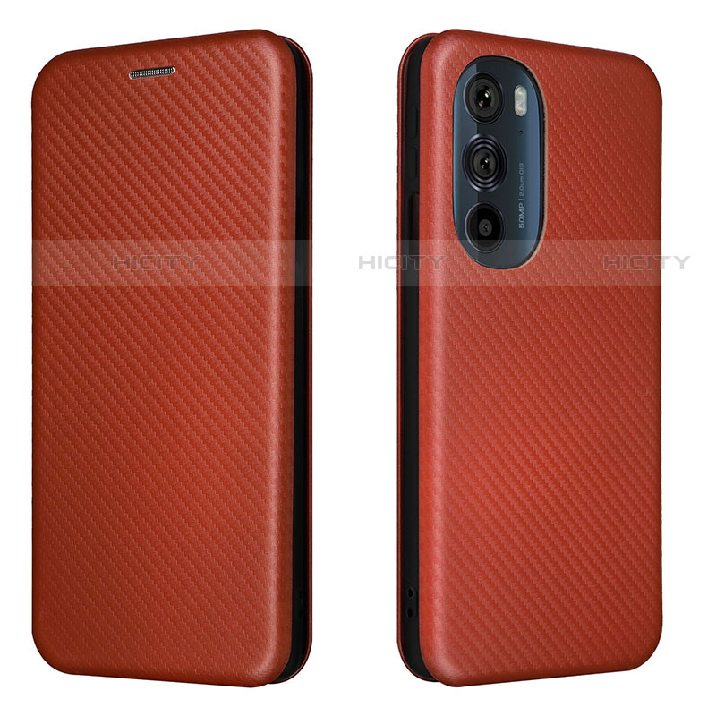 Handytasche Stand Schutzhülle Flip Leder Hülle L02Z für Motorola Moto Edge Plus (2022) 5G groß