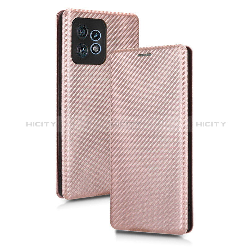 Handytasche Stand Schutzhülle Flip Leder Hülle L02Z für Motorola Moto Edge Plus (2023) 5G Rosegold Plus