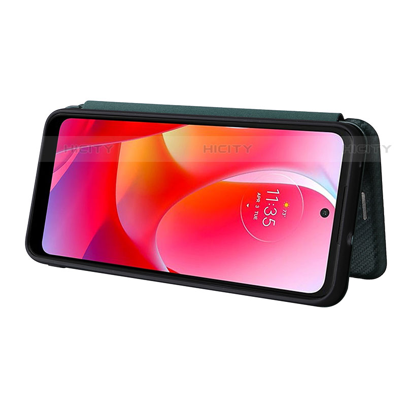 Handytasche Stand Schutzhülle Flip Leder Hülle L02Z für Motorola Moto G Power (2022) groß