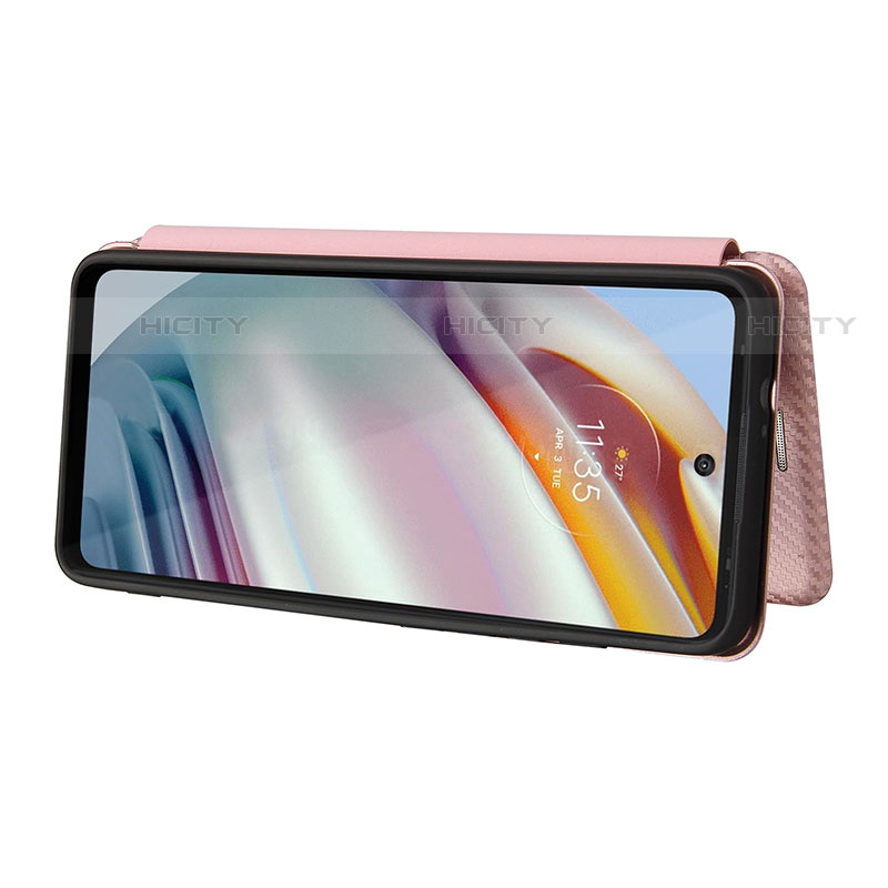 Handytasche Stand Schutzhülle Flip Leder Hülle L02Z für Motorola Moto G40 Fusion