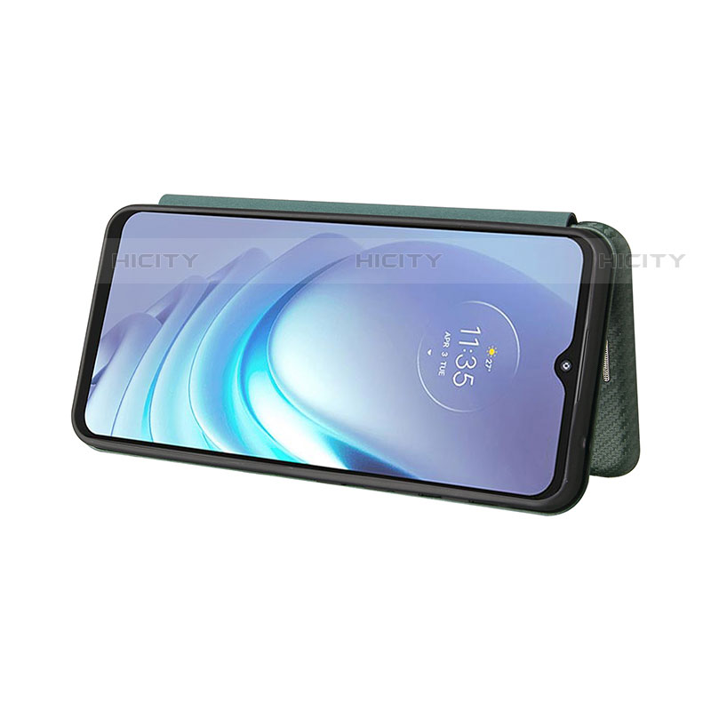 Handytasche Stand Schutzhülle Flip Leder Hülle L02Z für Motorola Moto G50