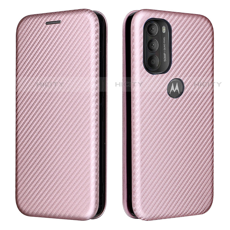 Handytasche Stand Schutzhülle Flip Leder Hülle L02Z für Motorola Moto G71 5G