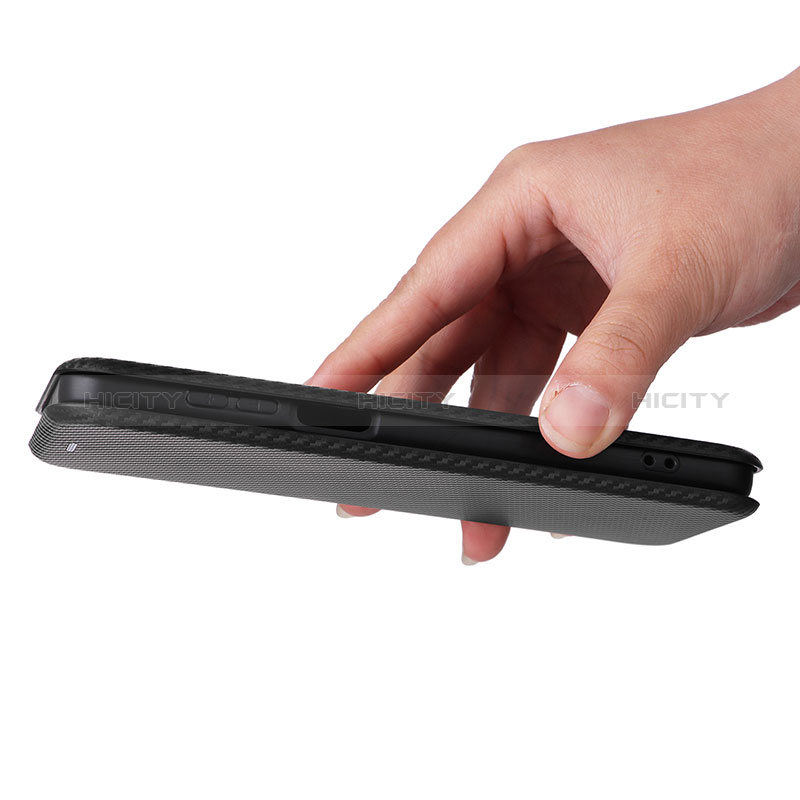 Handytasche Stand Schutzhülle Flip Leder Hülle L02Z für Motorola Moto G73 5G