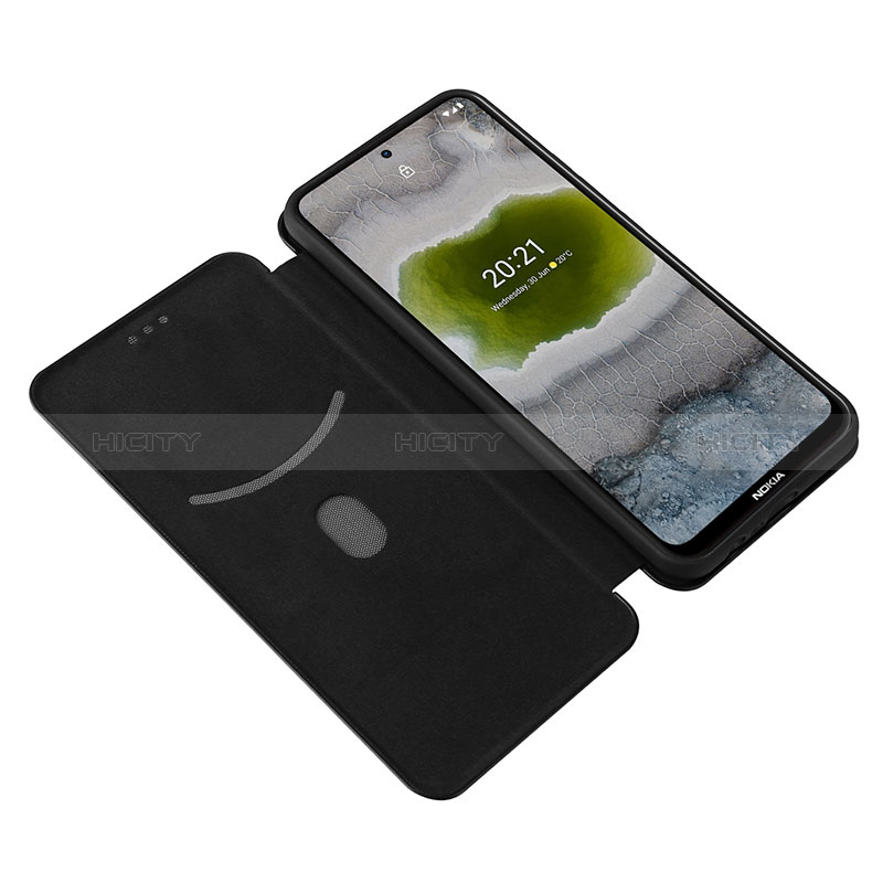 Handytasche Stand Schutzhülle Flip Leder Hülle L02Z für Nokia X10