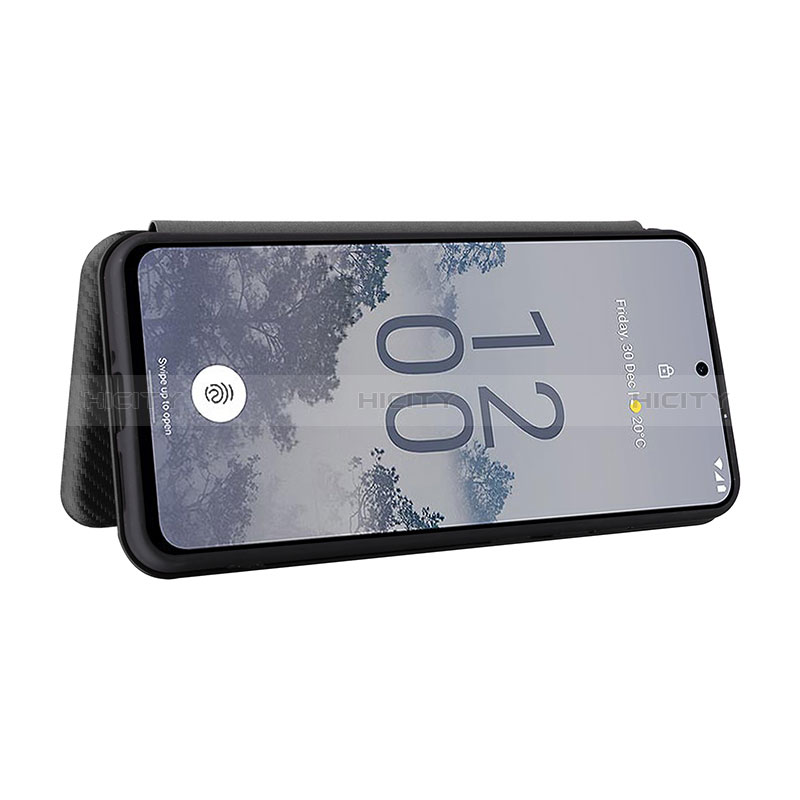 Handytasche Stand Schutzhülle Flip Leder Hülle L02Z für Nokia X30 5G groß