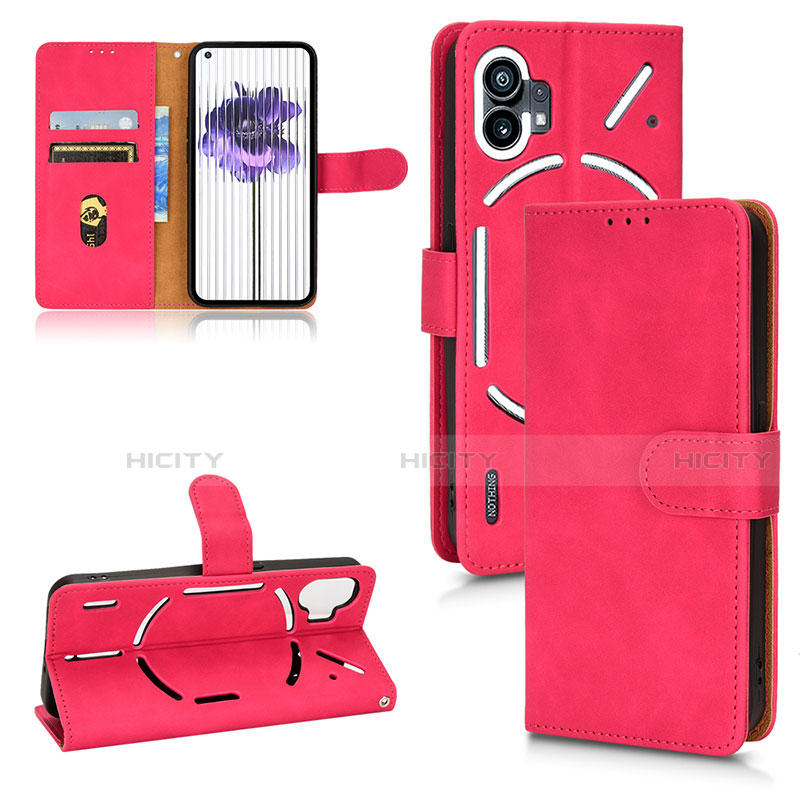 Handytasche Stand Schutzhülle Flip Leder Hülle L02Z für Nothing Phone 1 groß