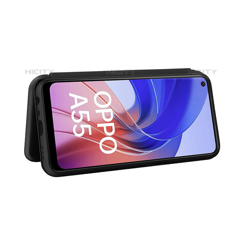 Handytasche Stand Schutzhülle Flip Leder Hülle L02Z für Oppo A55 4G