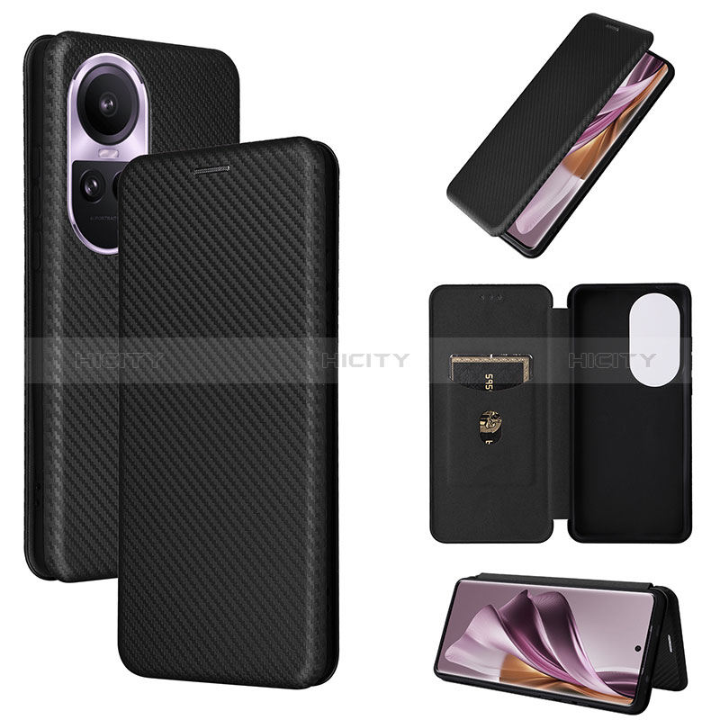 Handytasche Stand Schutzhülle Flip Leder Hülle L02Z für Oppo Reno10 Pro 5G groß