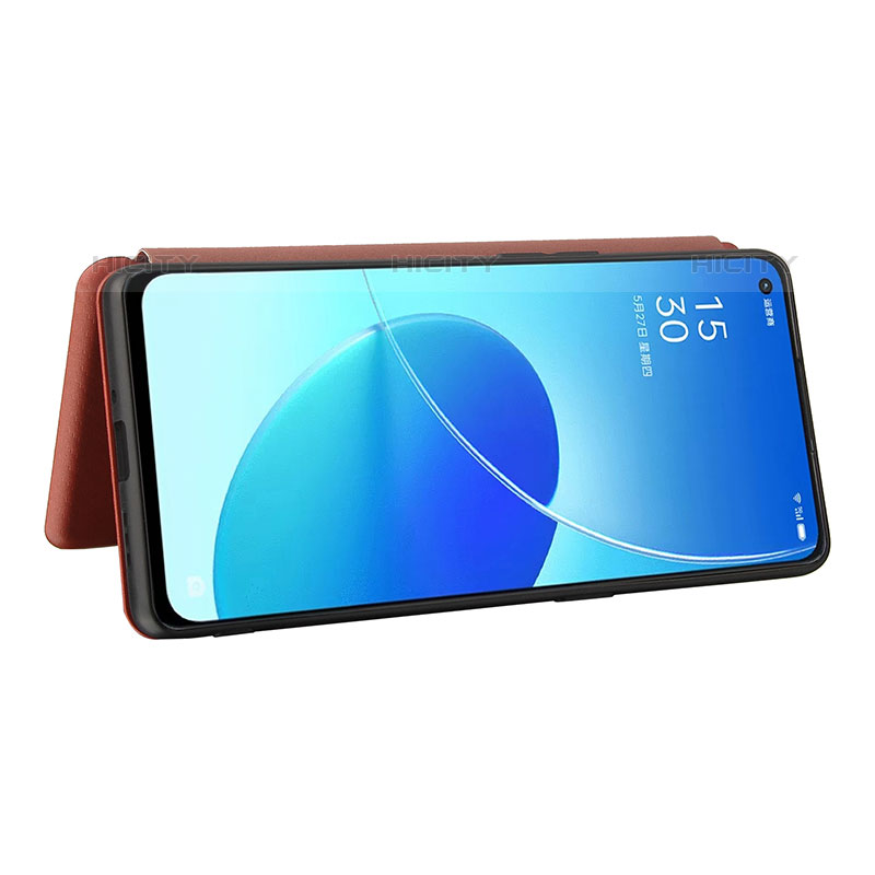 Handytasche Stand Schutzhülle Flip Leder Hülle L02Z für Oppo Reno6 Pro+ Plus 5G