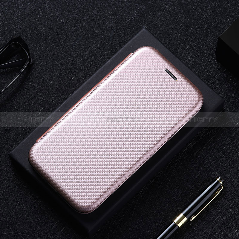 Handytasche Stand Schutzhülle Flip Leder Hülle L02Z für Realme 11 5G Rosegold