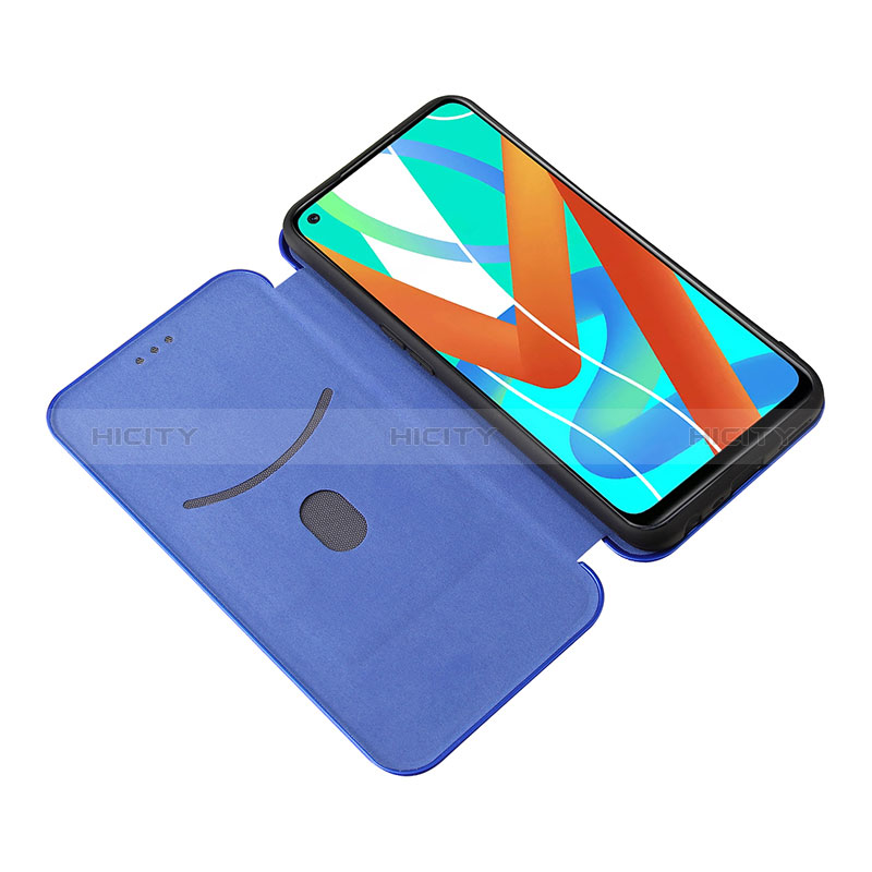 Handytasche Stand Schutzhülle Flip Leder Hülle L02Z für Realme 8s 5G groß