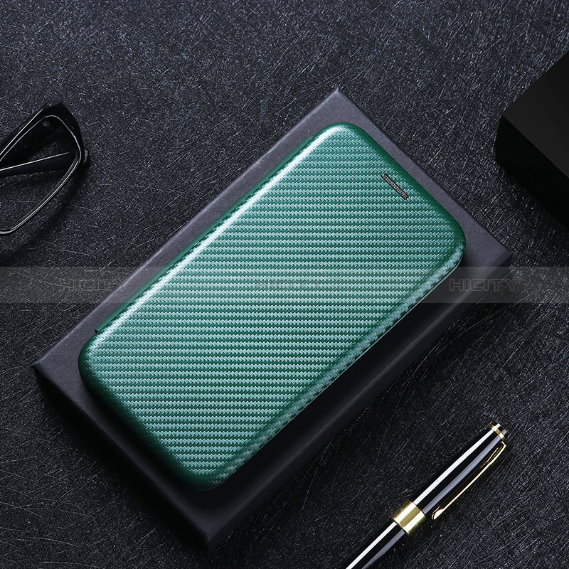 Handytasche Stand Schutzhülle Flip Leder Hülle L02Z für Realme 8s 5G Grün