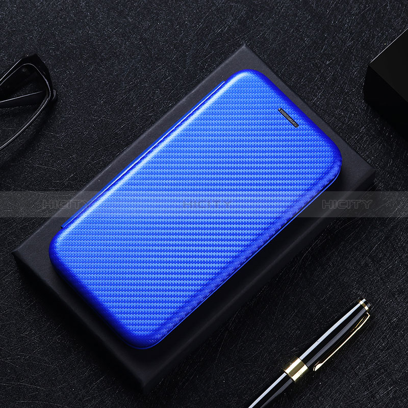 Handytasche Stand Schutzhülle Flip Leder Hülle L02Z für Realme Q3i 5G Blau