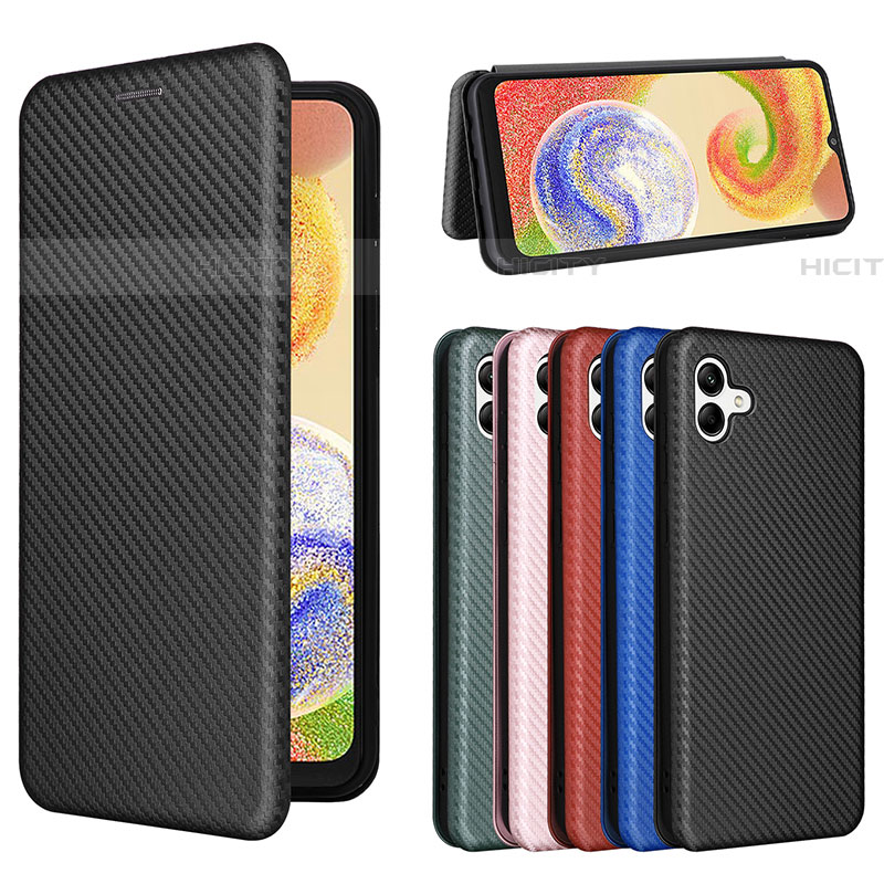 Handytasche Stand Schutzhülle Flip Leder Hülle L02Z für Samsung Galaxy A04E groß