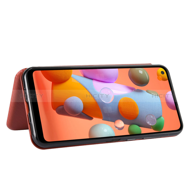 Handytasche Stand Schutzhülle Flip Leder Hülle L02Z für Samsung Galaxy A11 groß