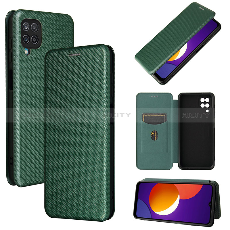 Handytasche Stand Schutzhülle Flip Leder Hülle L02Z für Samsung Galaxy A12 Nacho groß