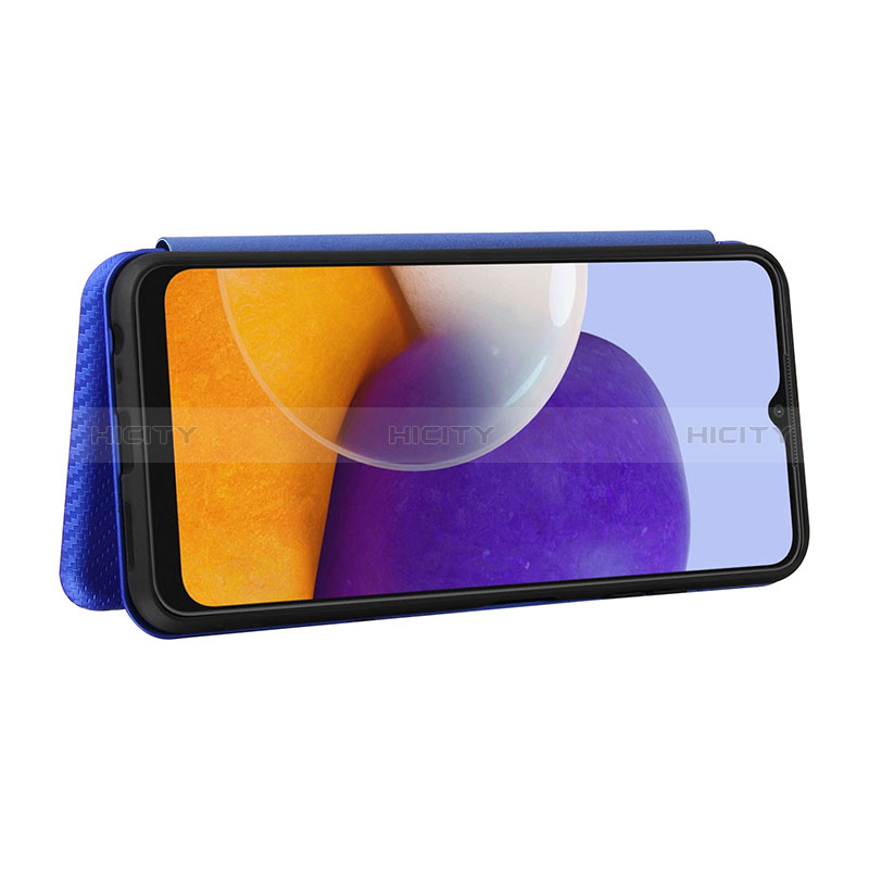 Handytasche Stand Schutzhülle Flip Leder Hülle L02Z für Samsung Galaxy A22s 5G groß