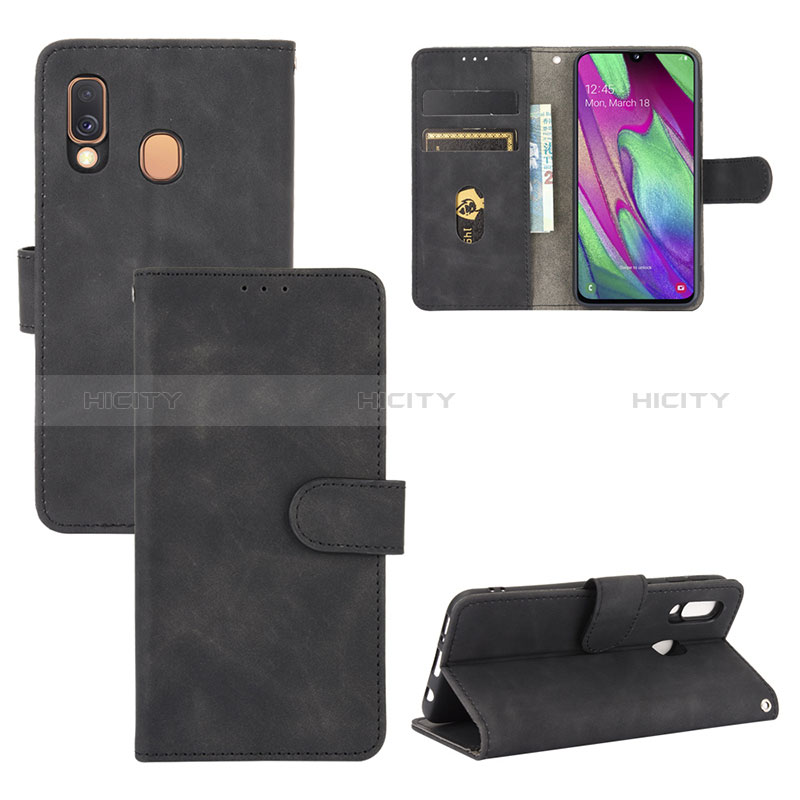 Handytasche Stand Schutzhülle Flip Leder Hülle L02Z für Samsung Galaxy A40