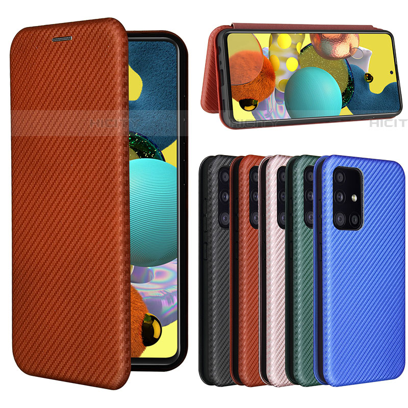 Handytasche Stand Schutzhülle Flip Leder Hülle L02Z für Samsung Galaxy A52 4G groß