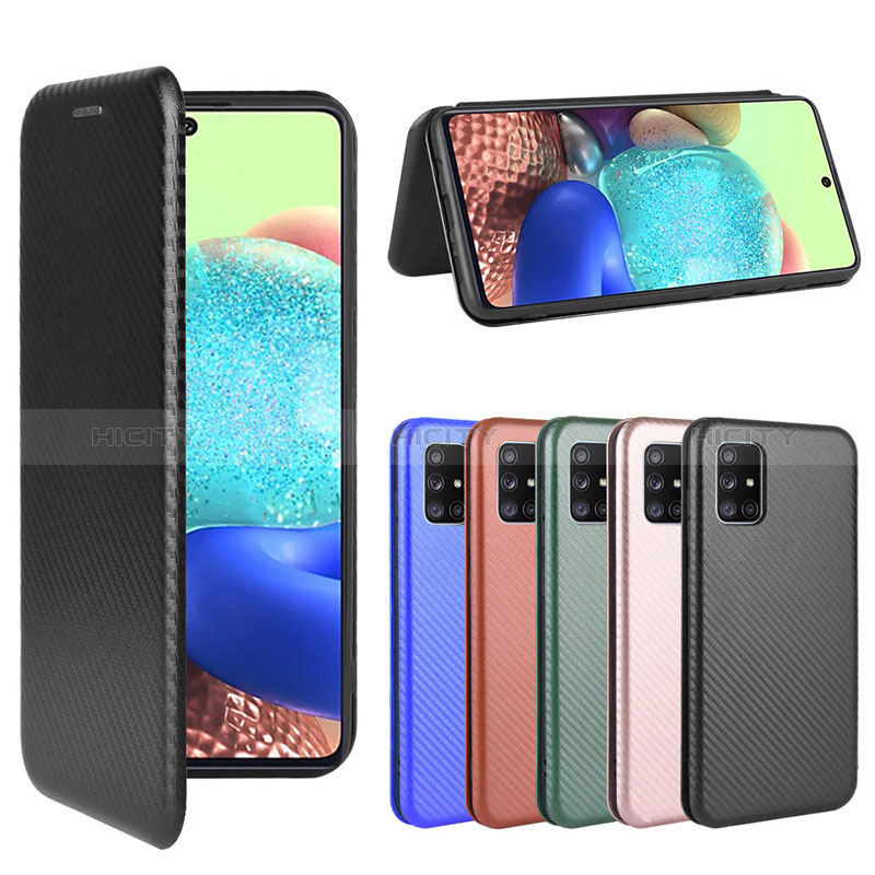 Handytasche Stand Schutzhülle Flip Leder Hülle L02Z für Samsung Galaxy M51 groß