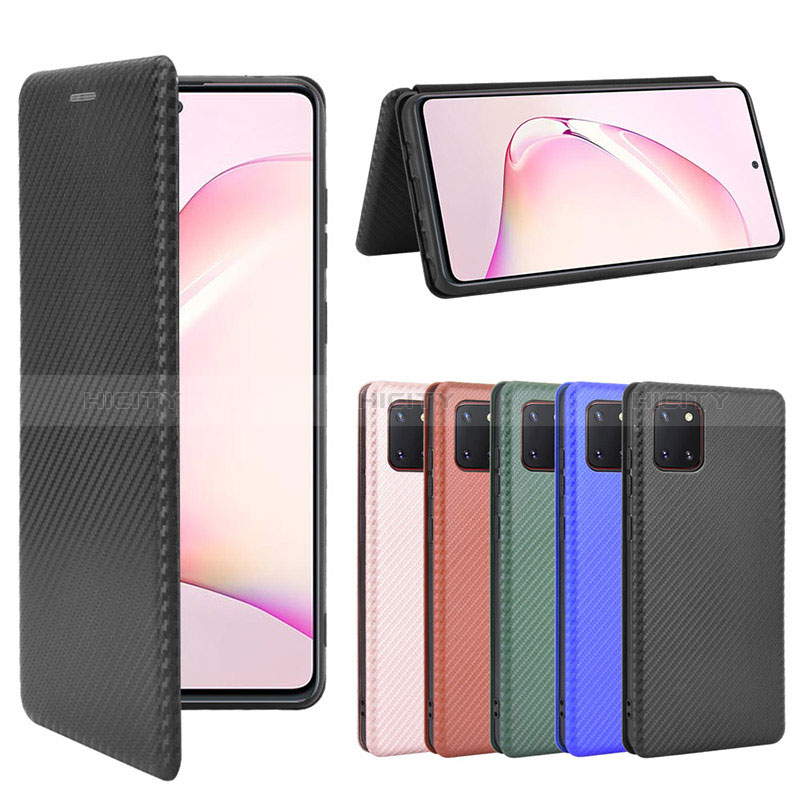 Handytasche Stand Schutzhülle Flip Leder Hülle L02Z für Samsung Galaxy M60s