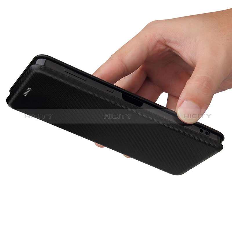 Handytasche Stand Schutzhülle Flip Leder Hülle L02Z für Sharp Aquos Sense6