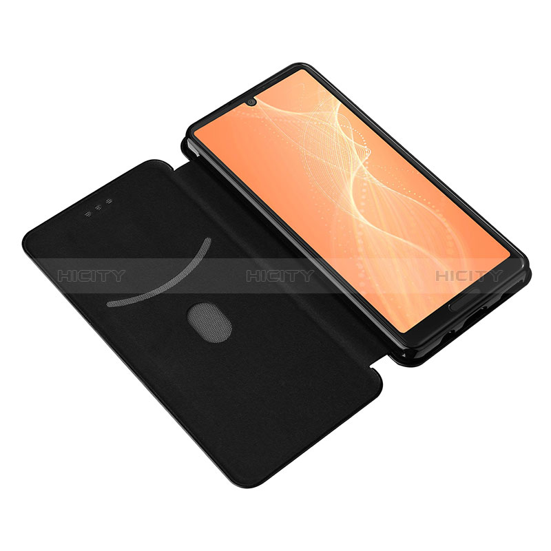 Handytasche Stand Schutzhülle Flip Leder Hülle L02Z für Sharp Aquos Sense6