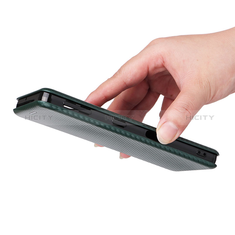 Handytasche Stand Schutzhülle Flip Leder Hülle L02Z für Sharp Aquos Sense7