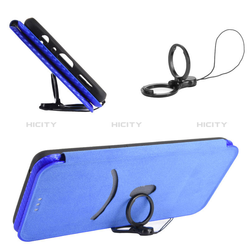 Handytasche Stand Schutzhülle Flip Leder Hülle L02Z für Vivo Y21a