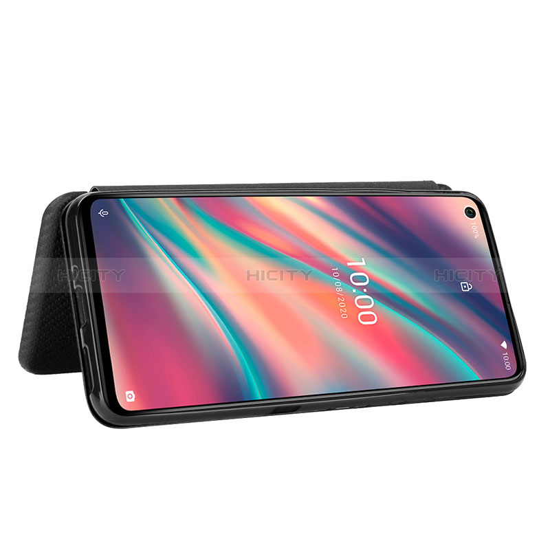 Handytasche Stand Schutzhülle Flip Leder Hülle L02Z für Wiko View5 groß